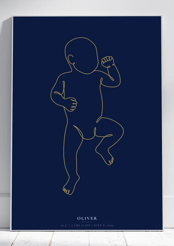 Navy & Gold