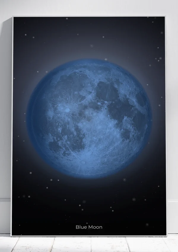 Slate Blue Moon