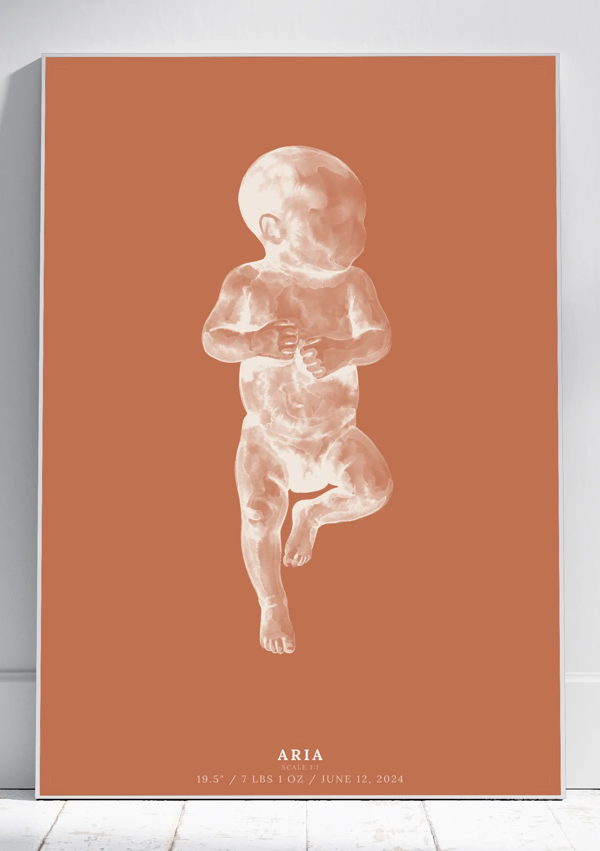 Terracotta & Cream poster