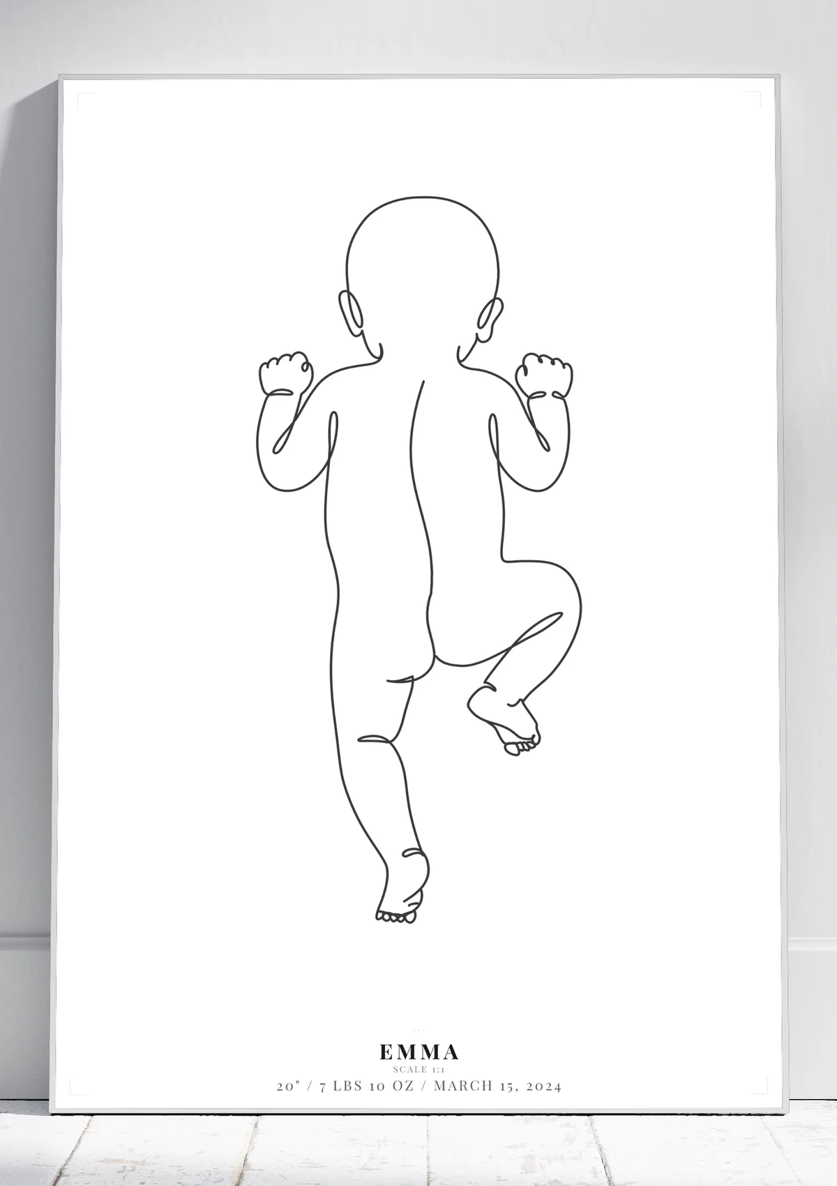 White & Charcoal poster