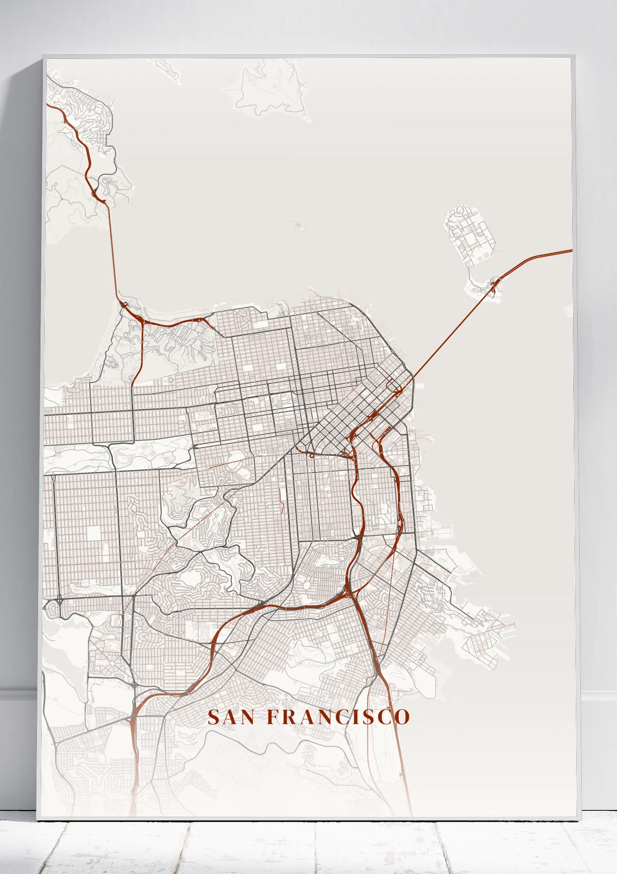 San Francisco Japanese Ink poster