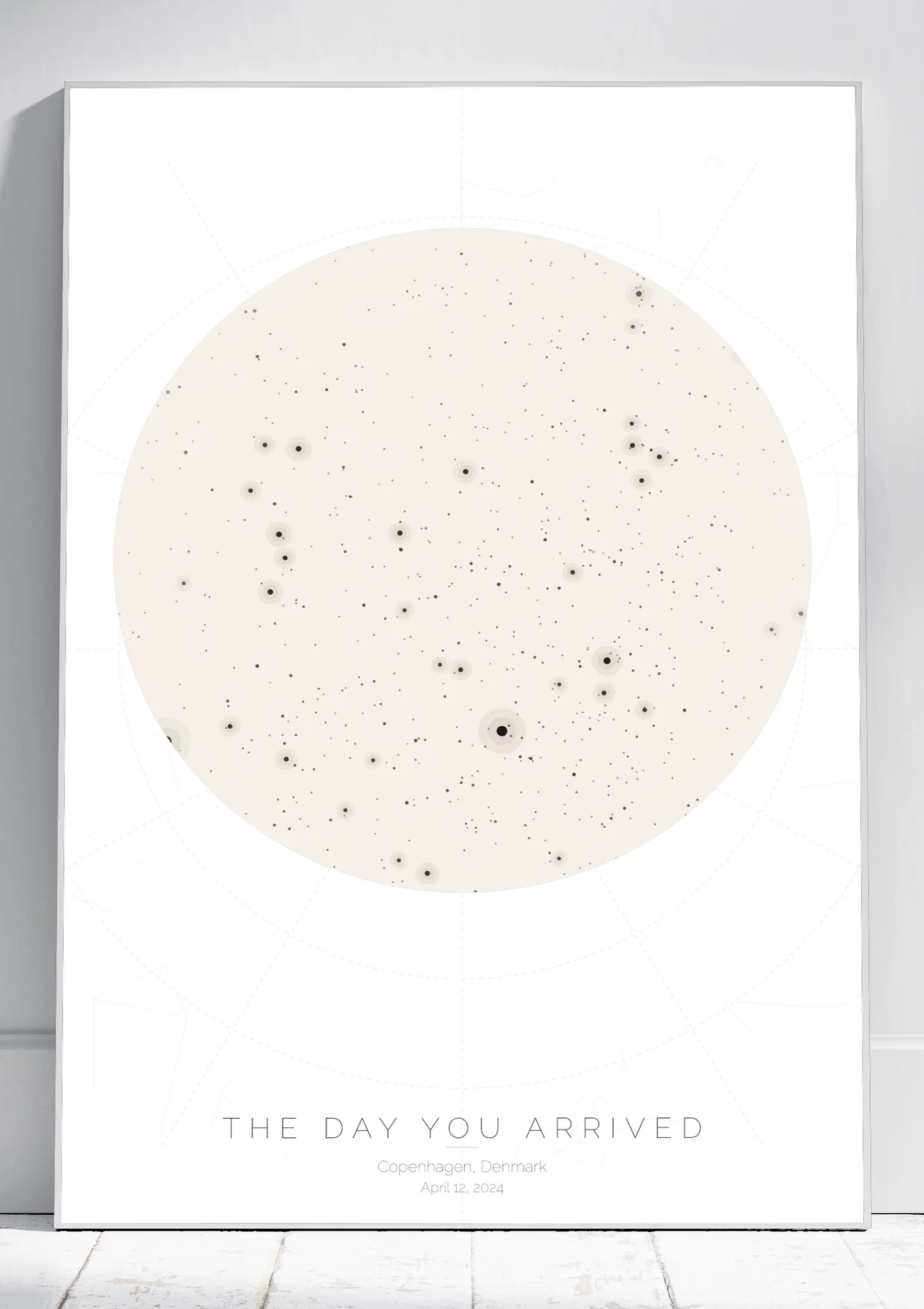 Cream Minimal poster
